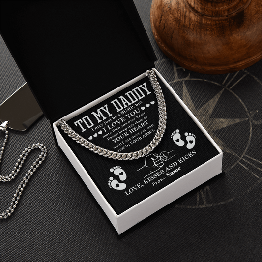 To My Daddy - Personalized Gift - Cuban Link Chain