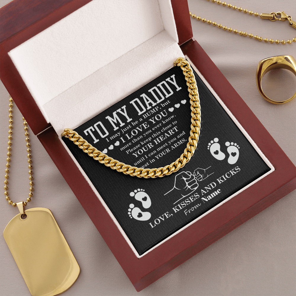 To My Daddy - Personalized Gift - Cuban Link Chain