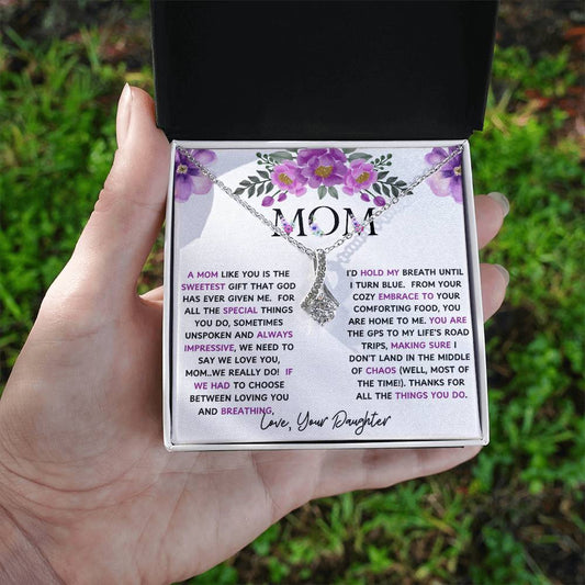 To My Mom Alluring Beauty Necklace