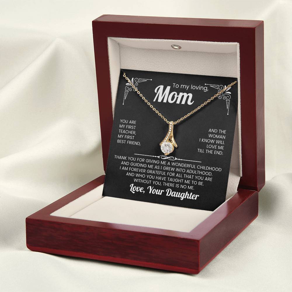 Mother's Day Gift - To My Loving Mom - Alluring Beauty Necklace