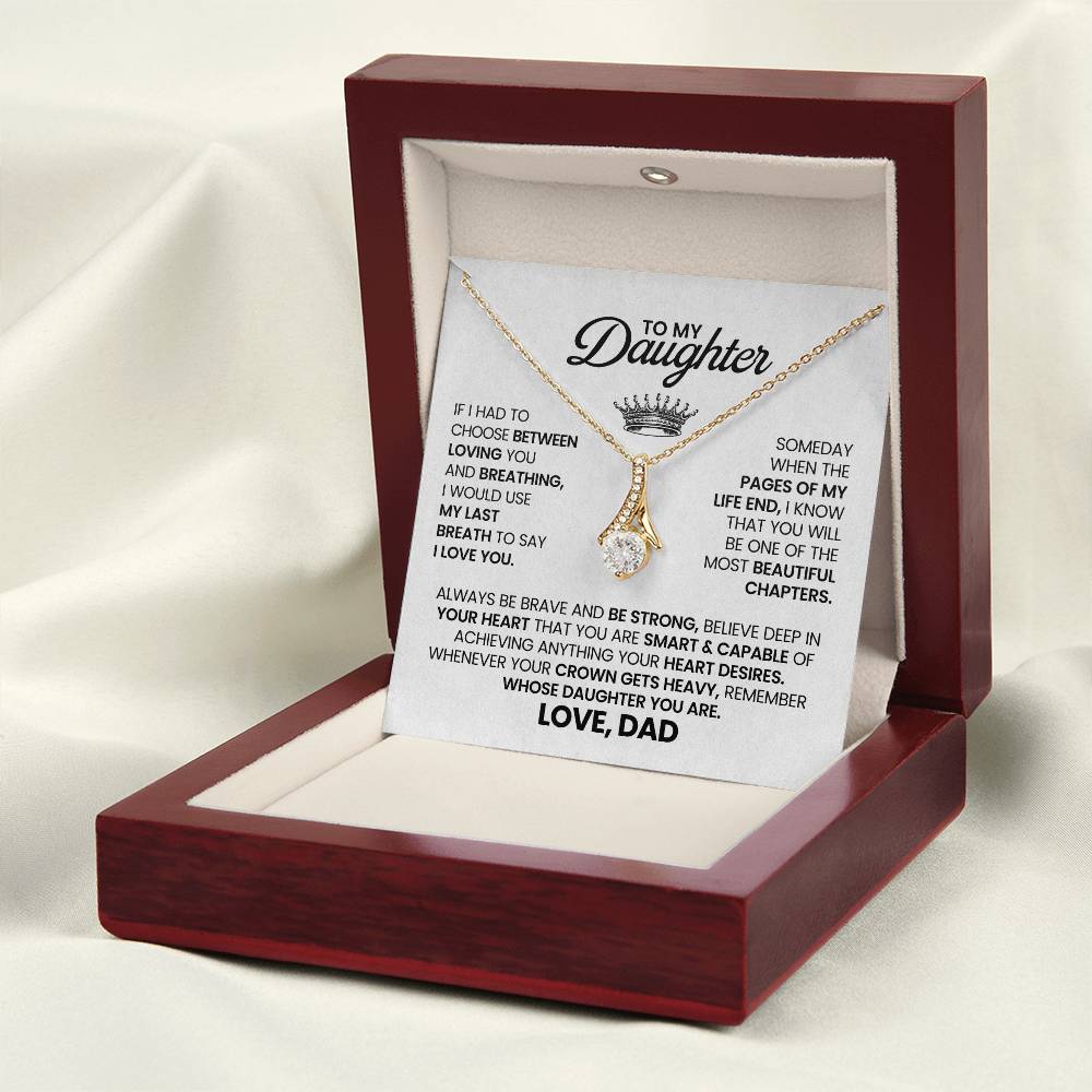 To My Daughter - Alluring Beauty Necklace