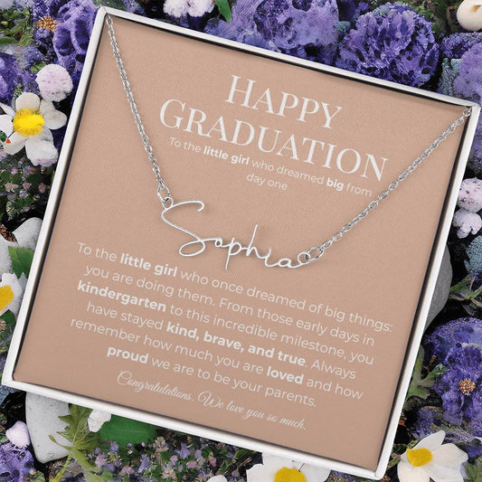 Personalized Graduation Gift -Signature Name Necklace