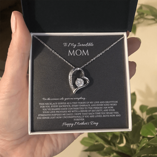 To My Mom – Forever Love Necklace | Timeless & Elegant Gift