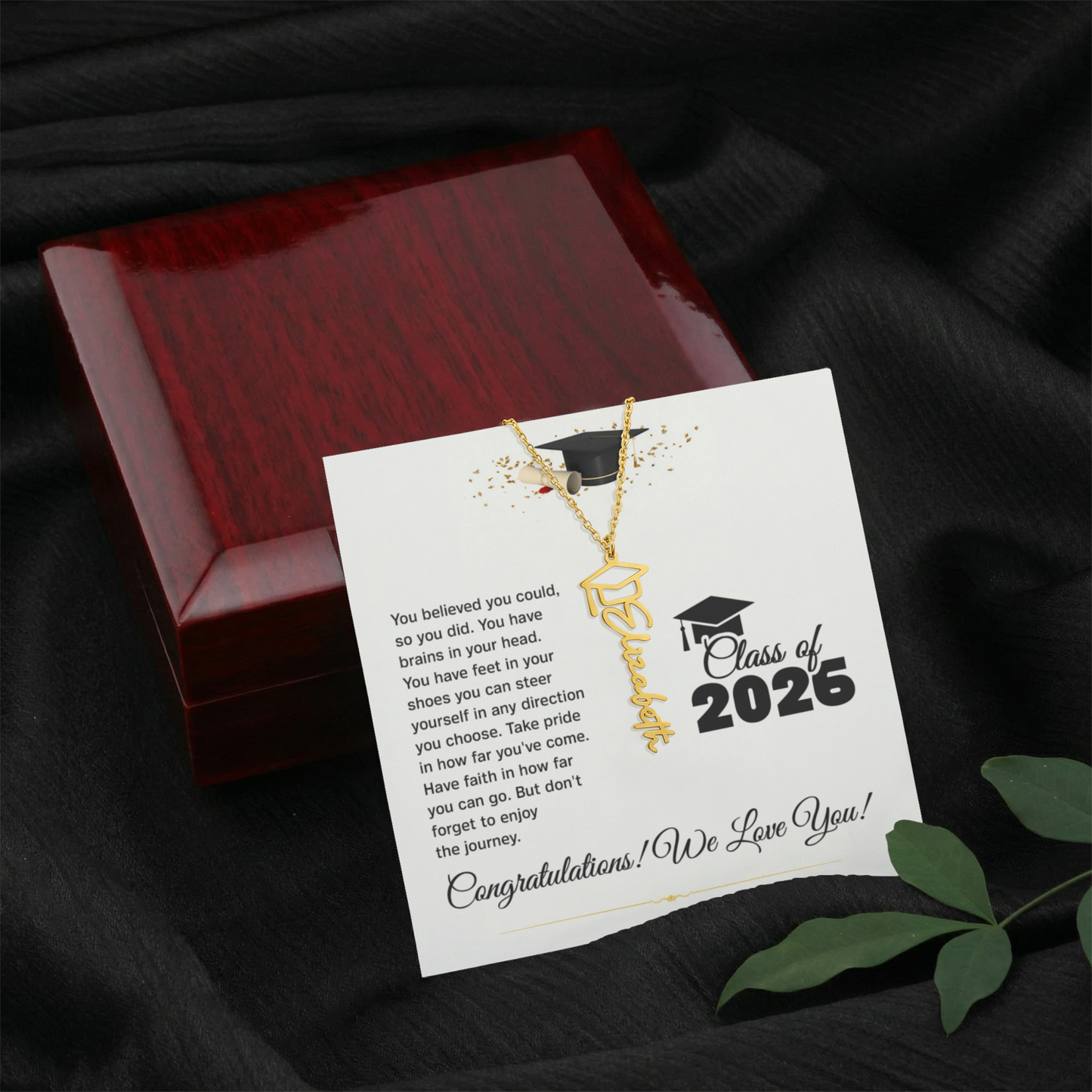 Personalized Graduation Name Necklace