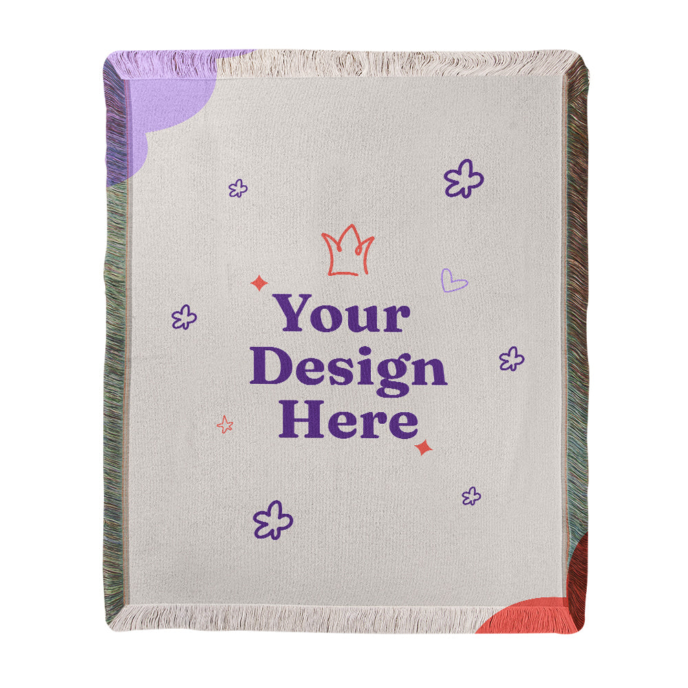 Printed Woven Blanket - Portrait - 46" x 56" Printed Polyester Woven Throw