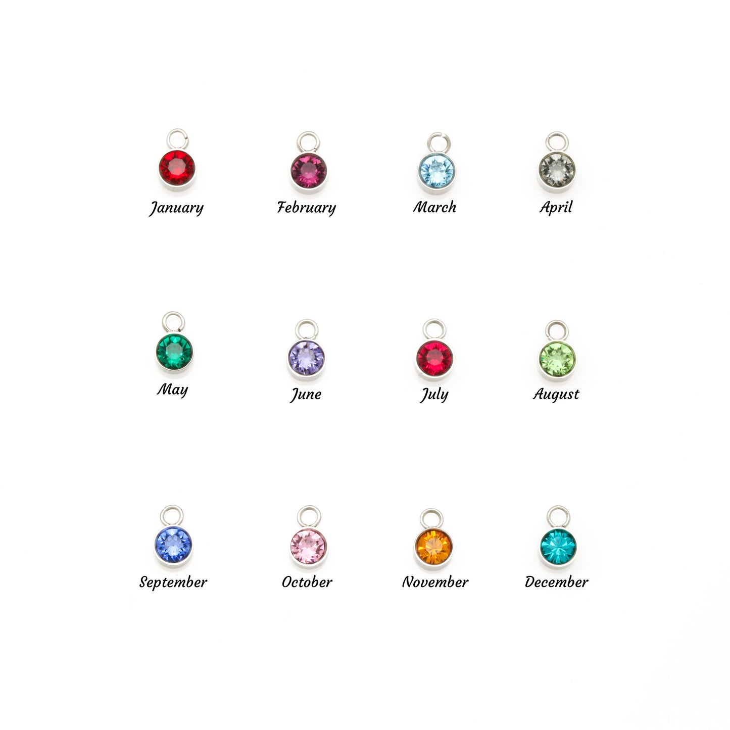 Mother's Day Gift - Custom Name Necklace with Birthstone