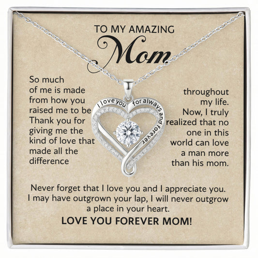 To My Amazing Mom - I Love You Forever And Always - Mother's Day Gift