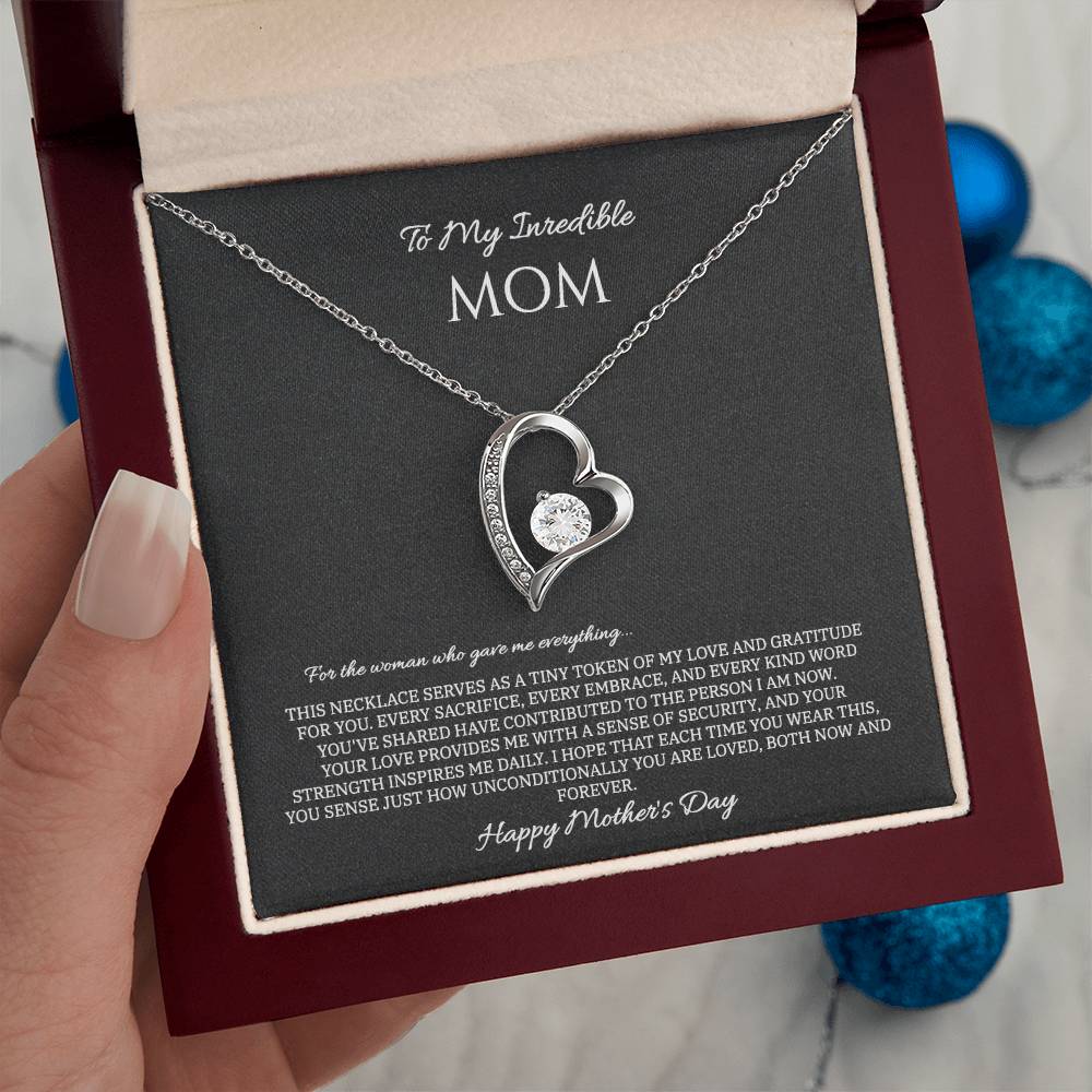To My Mom – Forever Love Necklace | Timeless & Elegant Gift
