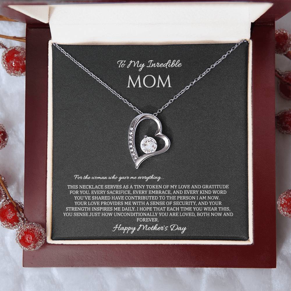 To My Mom – Forever Love Necklace | Timeless & Elegant Gift