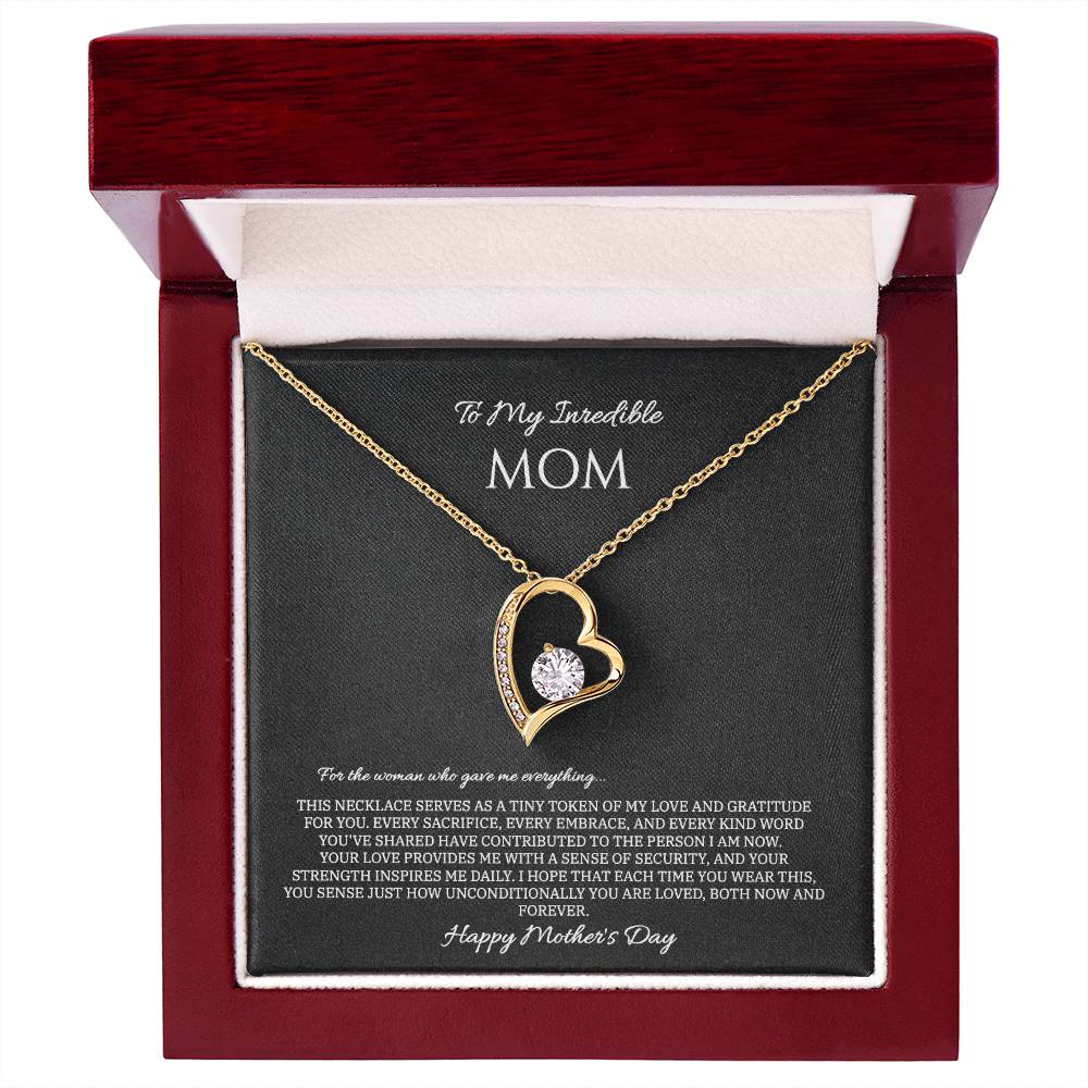 To My Mom – Forever Love Necklace | Timeless & Elegant Gift