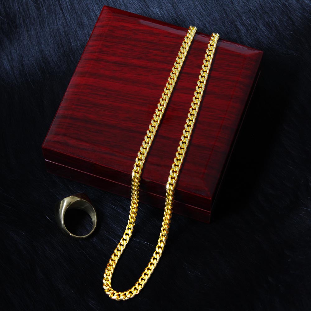 To My Amazing Husband - Cuban Link Chain Necklace