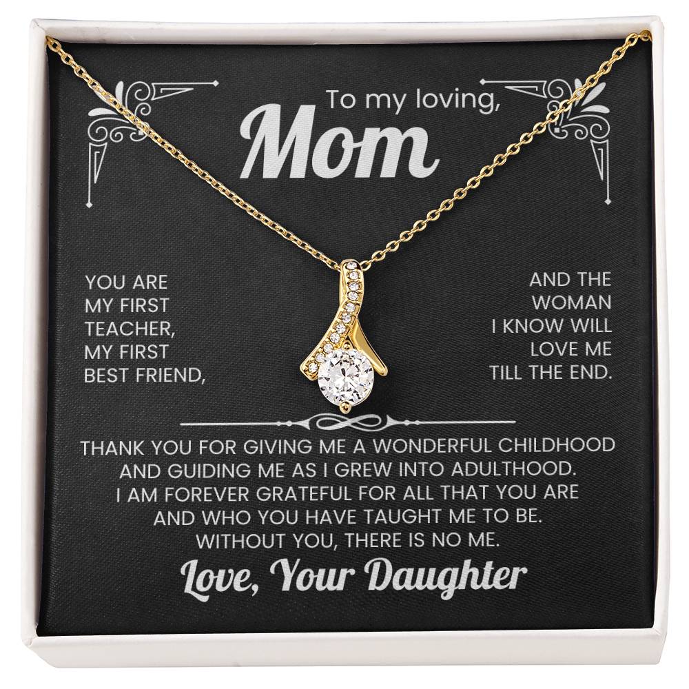 Mother's Day Gift - To My Loving Mom - Alluring Beauty Necklace