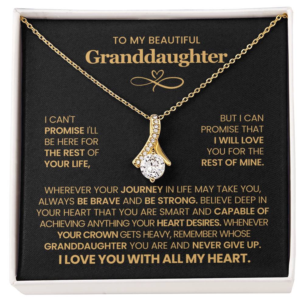 To My Granddaughter  - Alluring Beauty Necklace