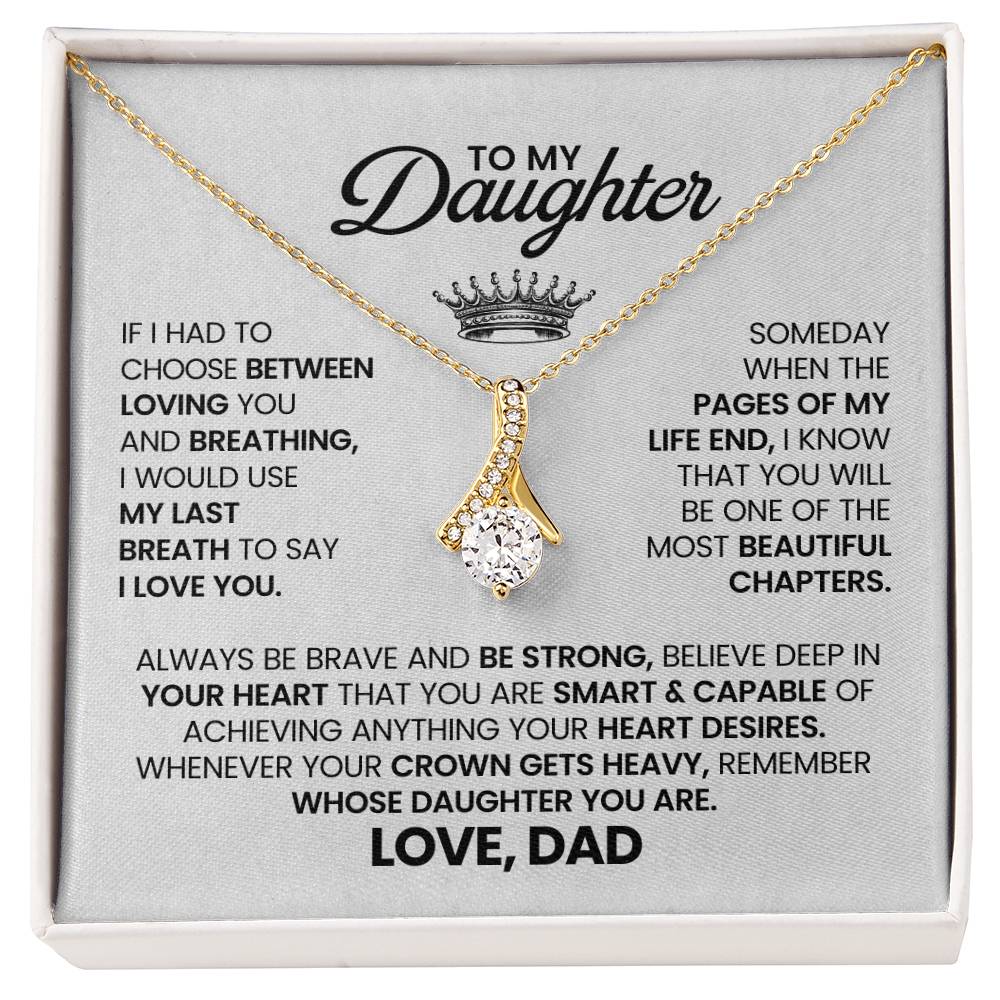 To My Daughter - Alluring Beauty Necklace