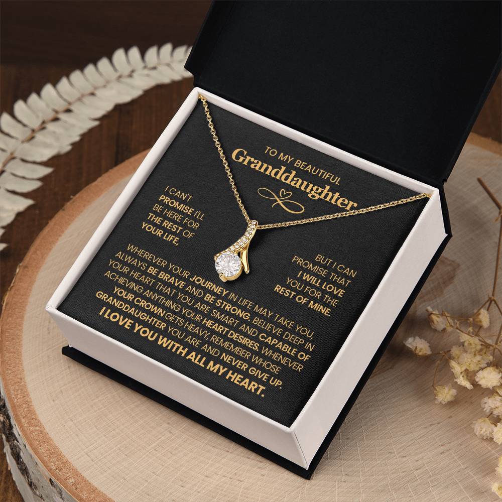 To My Granddaughter  - Alluring Beauty Necklace