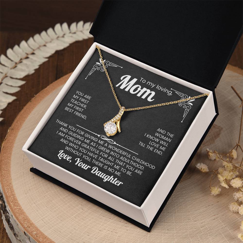 Mother's Day Gift - To My Loving Mom - Alluring Beauty Necklace