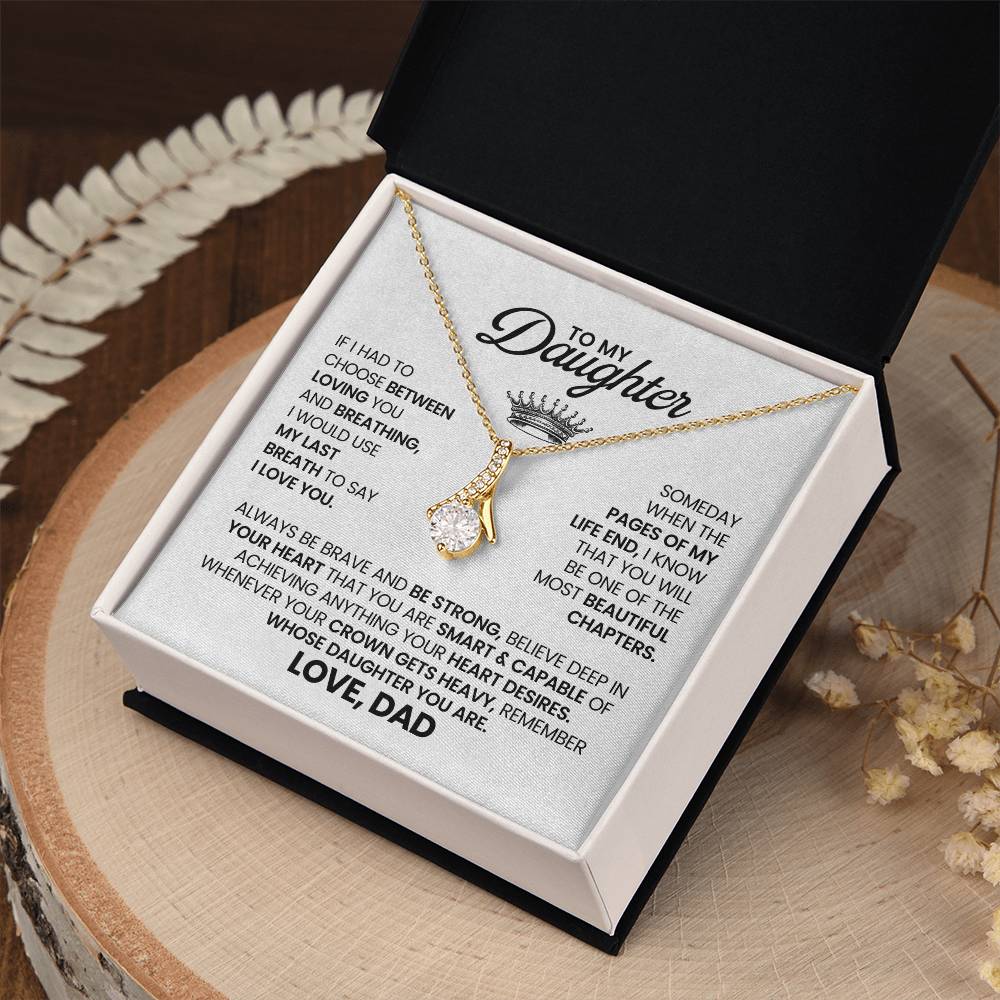 To My Daughter - Alluring Beauty Necklace