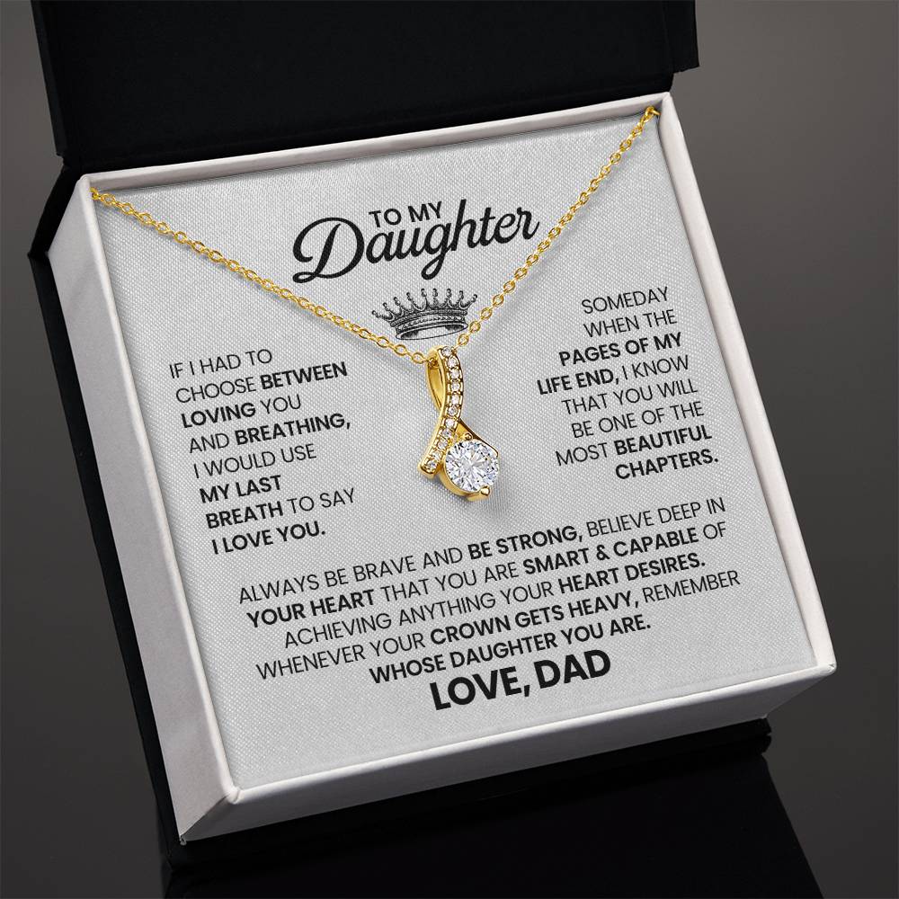 To My Daughter - Alluring Beauty Necklace