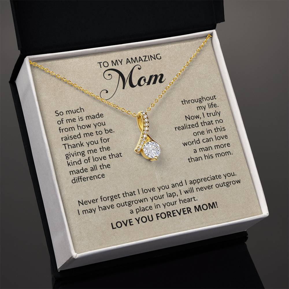 To My Amazing Mom - Alluring beauty Necklace - Gift for Mother's Day