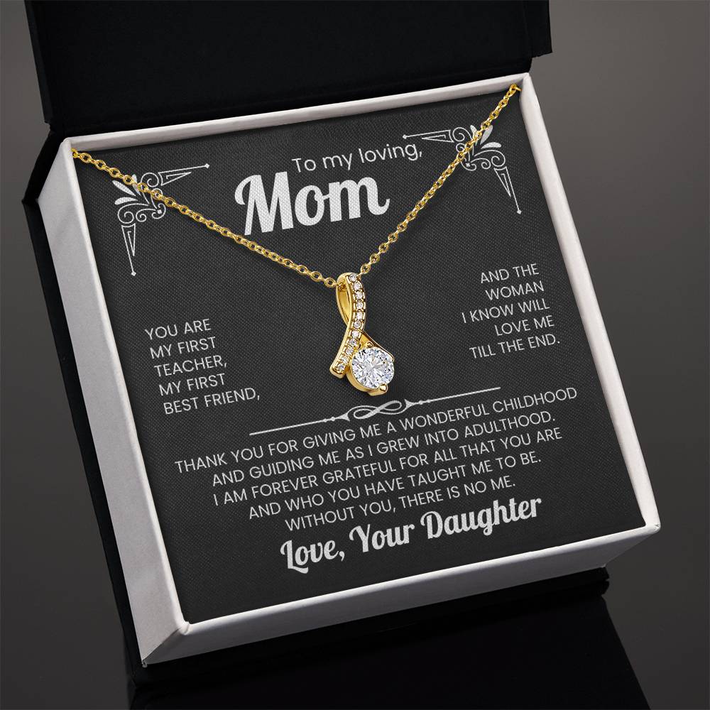 Mother's Day Gift - To My Loving Mom - Alluring Beauty Necklace