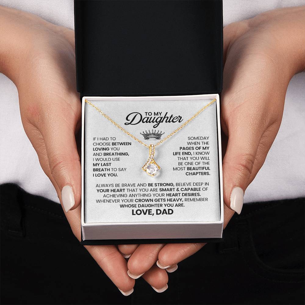 To My Daughter - Alluring Beauty Necklace