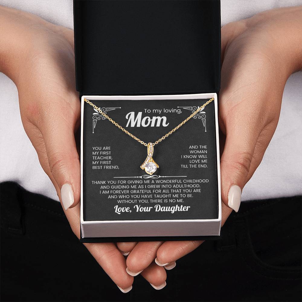 Mother's Day Gift - To My Loving Mom - Alluring Beauty Necklace
