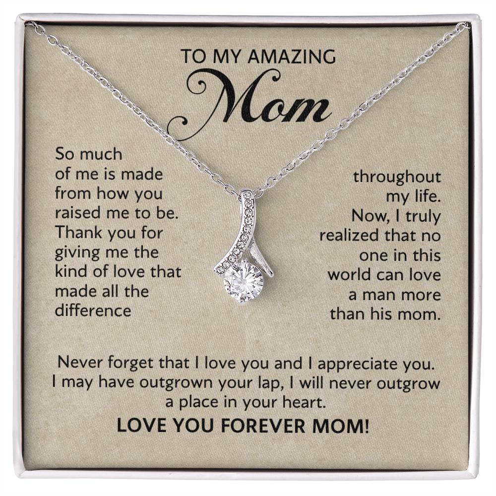 To My Amazing Mom - Alluring beauty Necklace - Gift for Mother's Day
