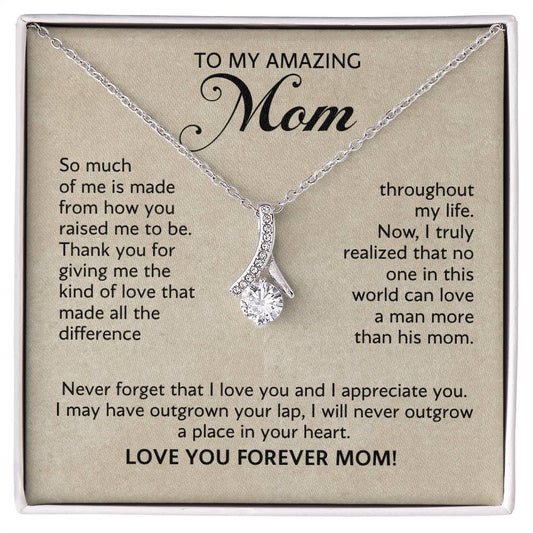 To My Amazing Mom - Alluring beauty Necklace - Gift for Mother's Day