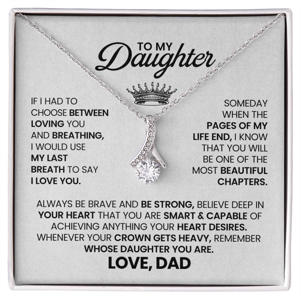 To My Daughter - Alluring Beauty Necklace