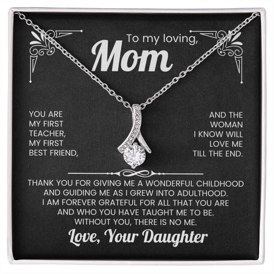 Mother's Day Gift - To My Loving Mom - Alluring Beauty Necklace