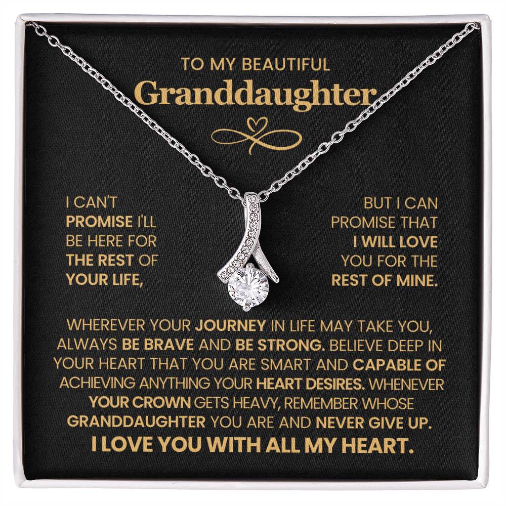 To My Granddaughter  - Alluring Beauty Necklace