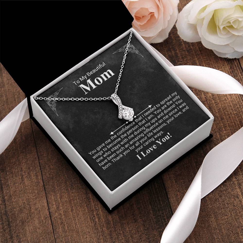 To My beautiful Mom - Alluring Beauty Necklace