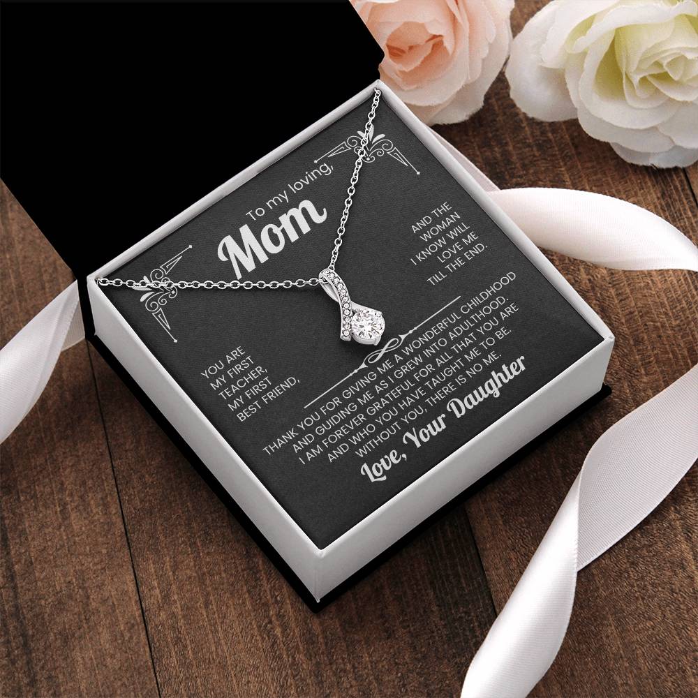 Mother's Day Gift - To My Loving Mom - Alluring Beauty Necklace