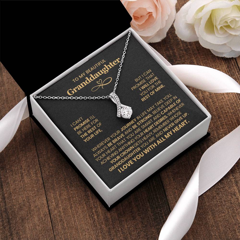 To My Granddaughter  - Alluring Beauty Necklace
