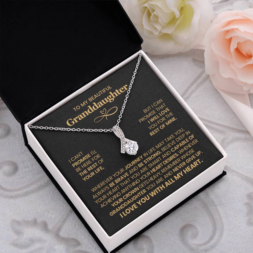 To My Granddaughter  - Alluring Beauty Necklace
