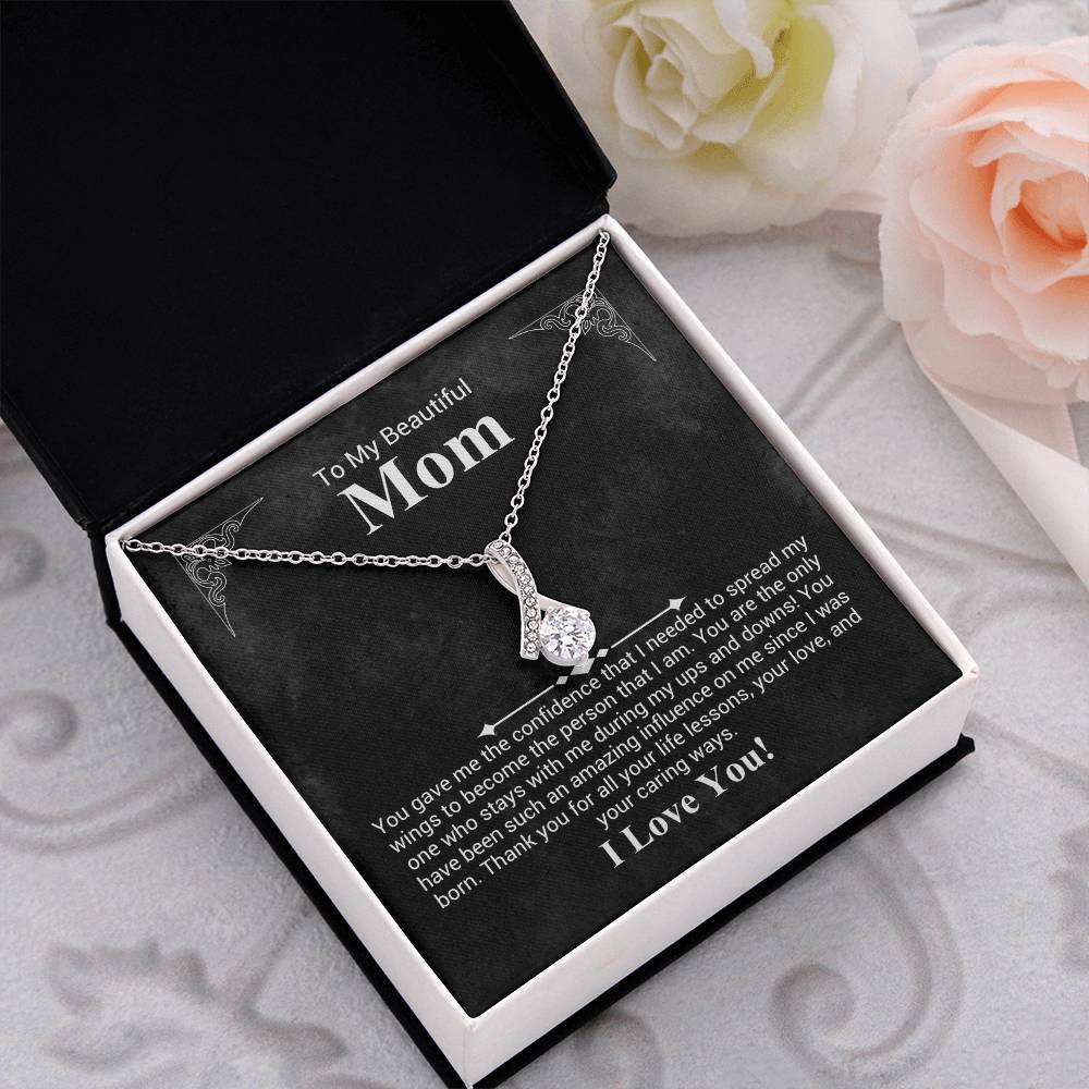 To My beautiful Mom - Alluring Beauty Necklace