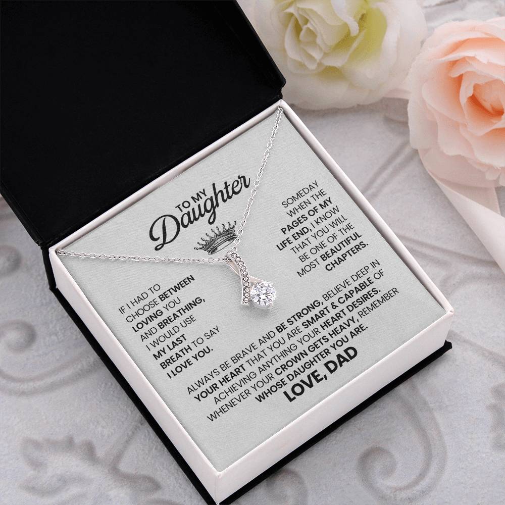 To My Daughter - Alluring Beauty Necklace
