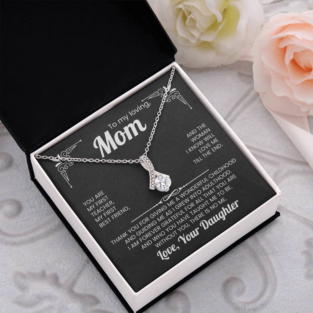 Mother's Day Gift - To My Loving Mom - Alluring Beauty Necklace