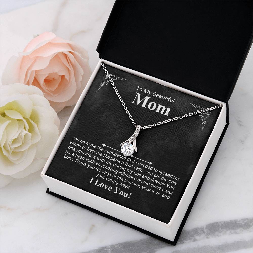 To My beautiful Mom - Alluring Beauty Necklace