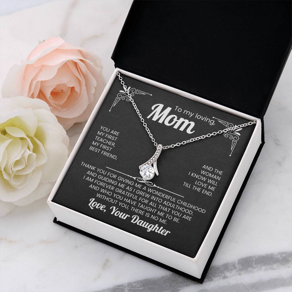 Mother's Day Gift - To My Loving Mom - Alluring Beauty Necklace