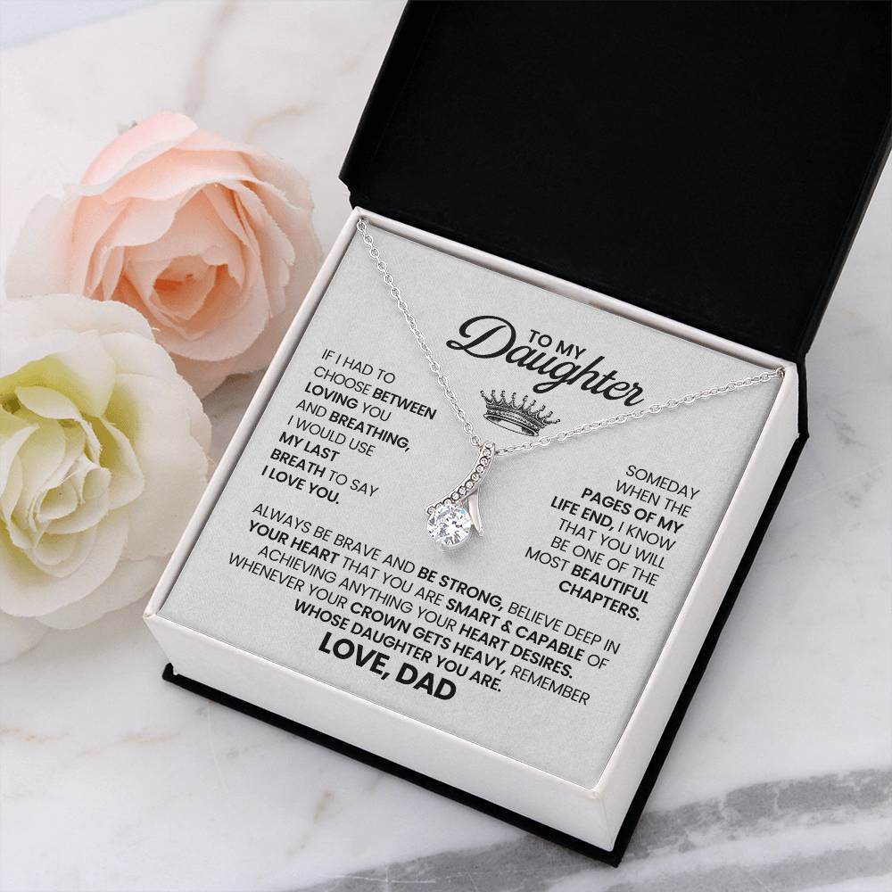 To My Daughter - Alluring Beauty Necklace