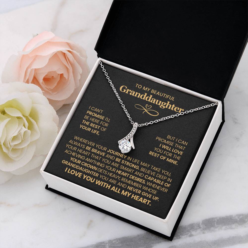 To My Granddaughter  - Alluring Beauty Necklace