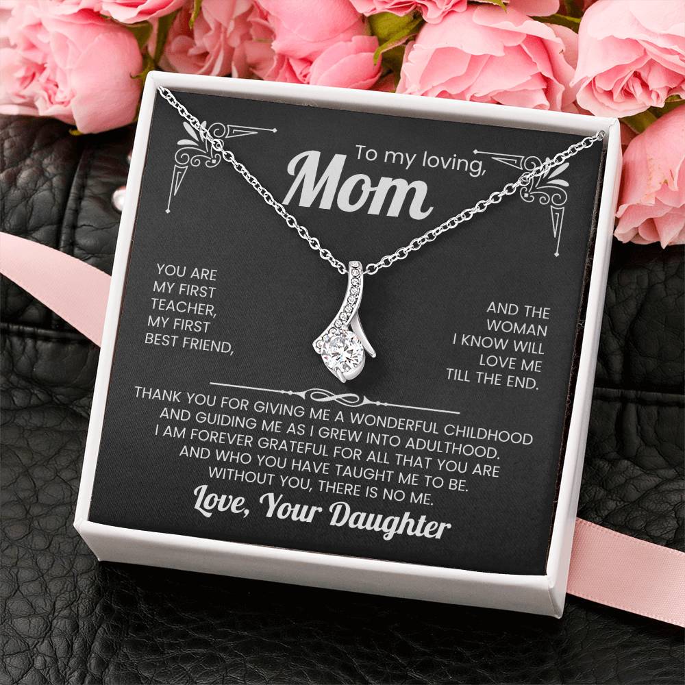 Mother's Day Gift - To My Loving Mom - Alluring Beauty Necklace