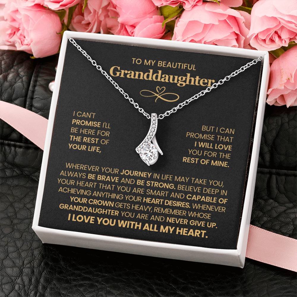 To My Granddaughter  - Alluring Beauty Necklace
