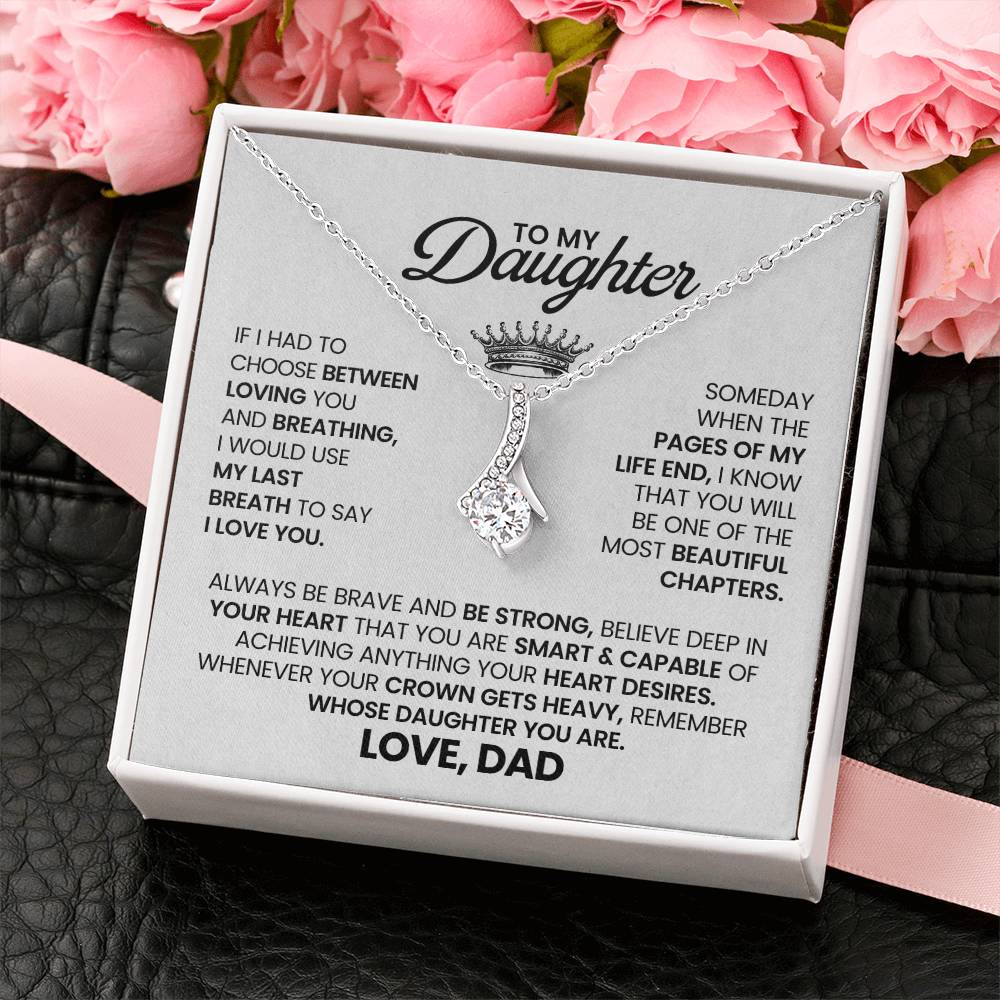 To My Daughter - Alluring Beauty Necklace