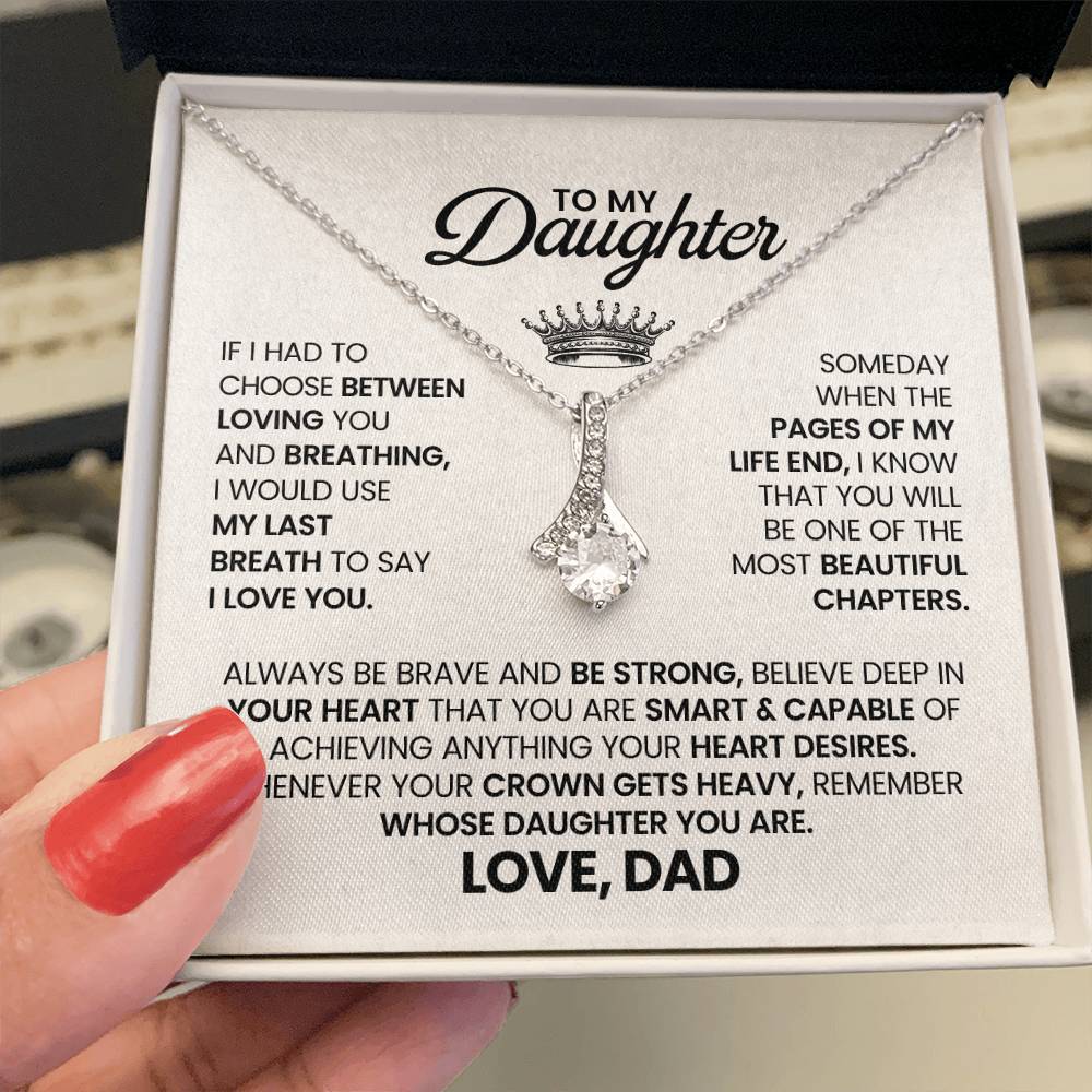 To My Daughter - Alluring Beauty Necklace