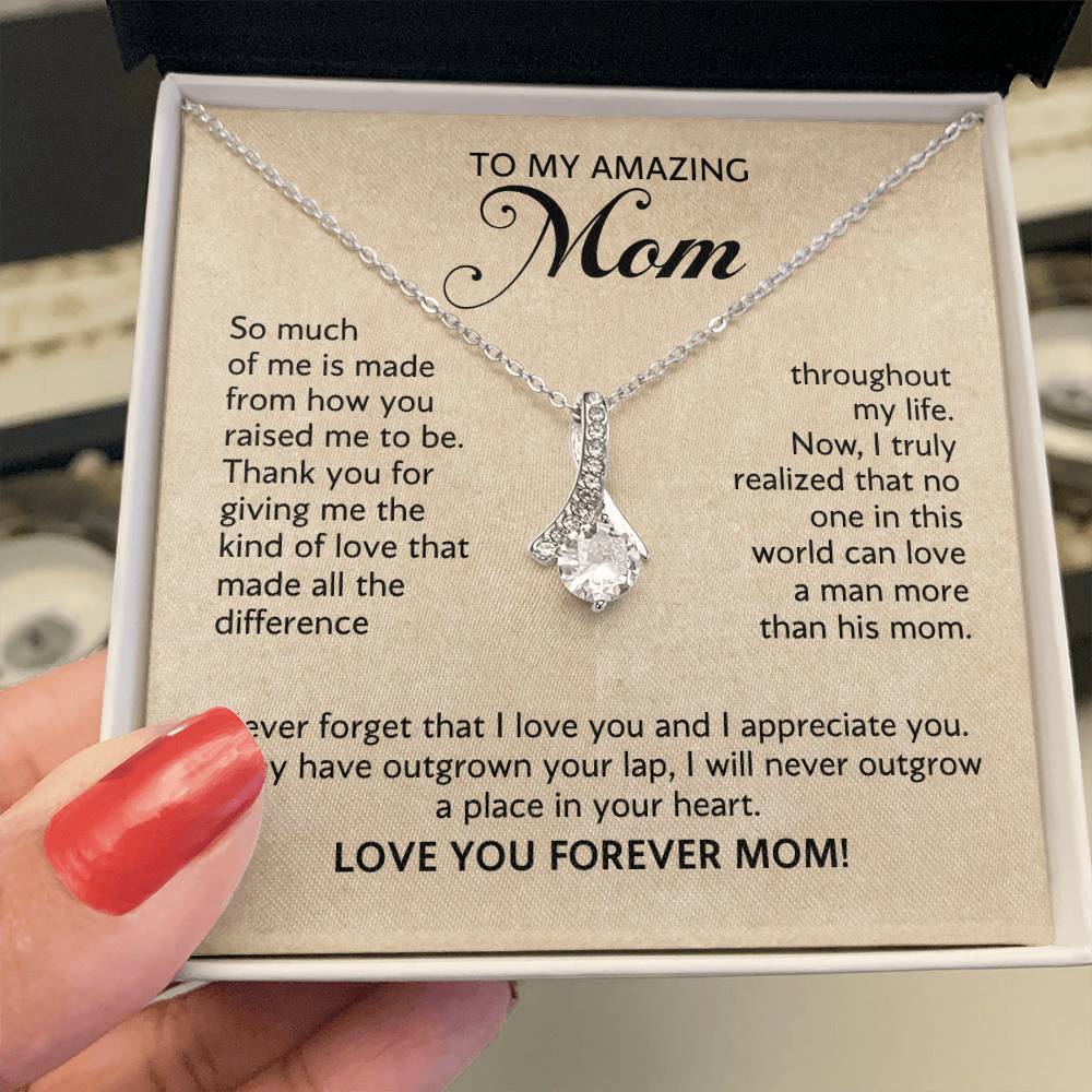 To My Amazing Mom - Alluring beauty Necklace - Gift for Mother's Day