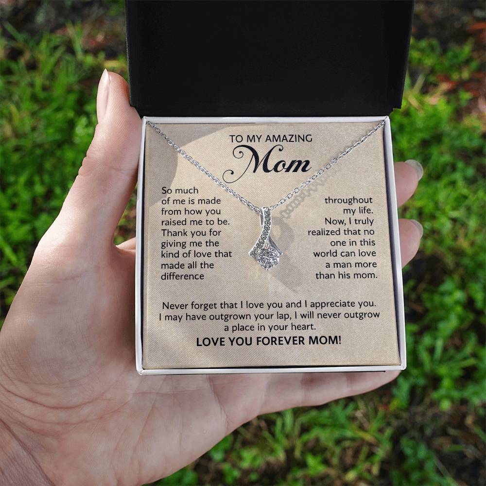 To My Amazing Mom - Alluring beauty Necklace - Gift for Mother's Day