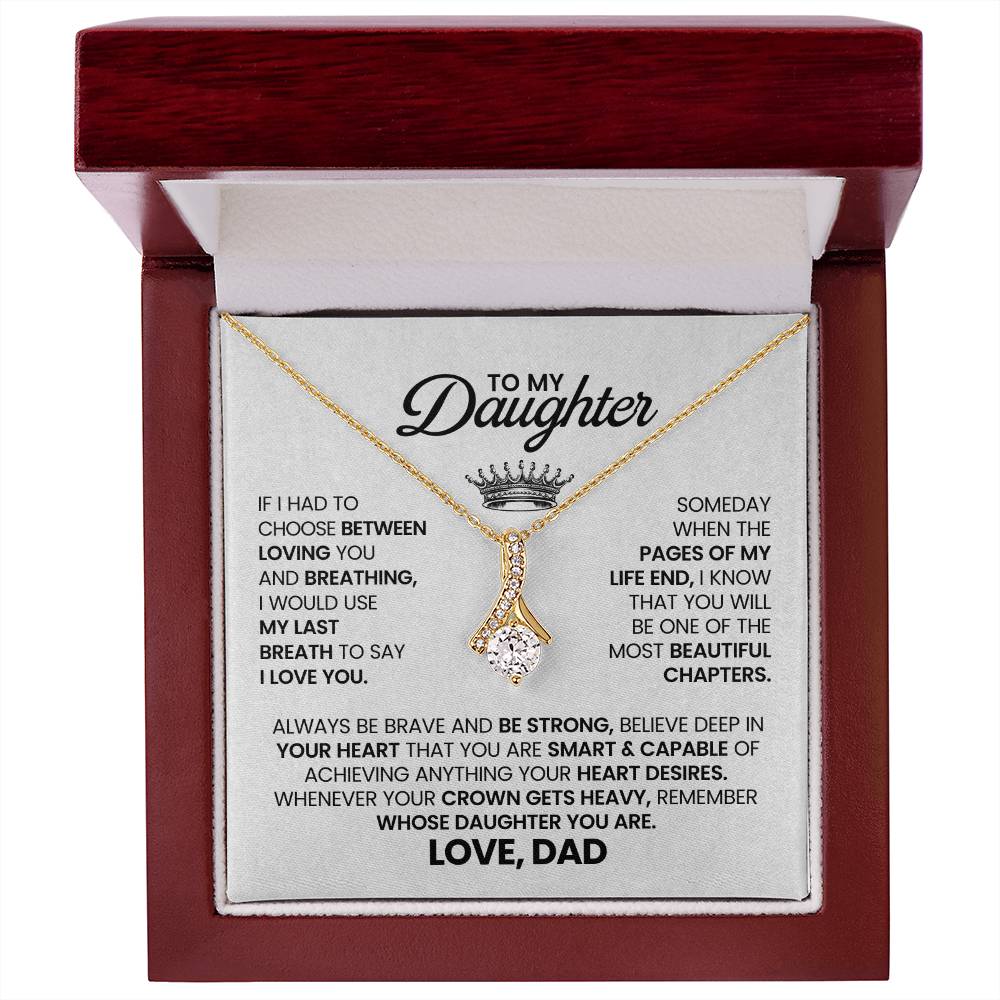 To My Daughter - Alluring Beauty Necklace