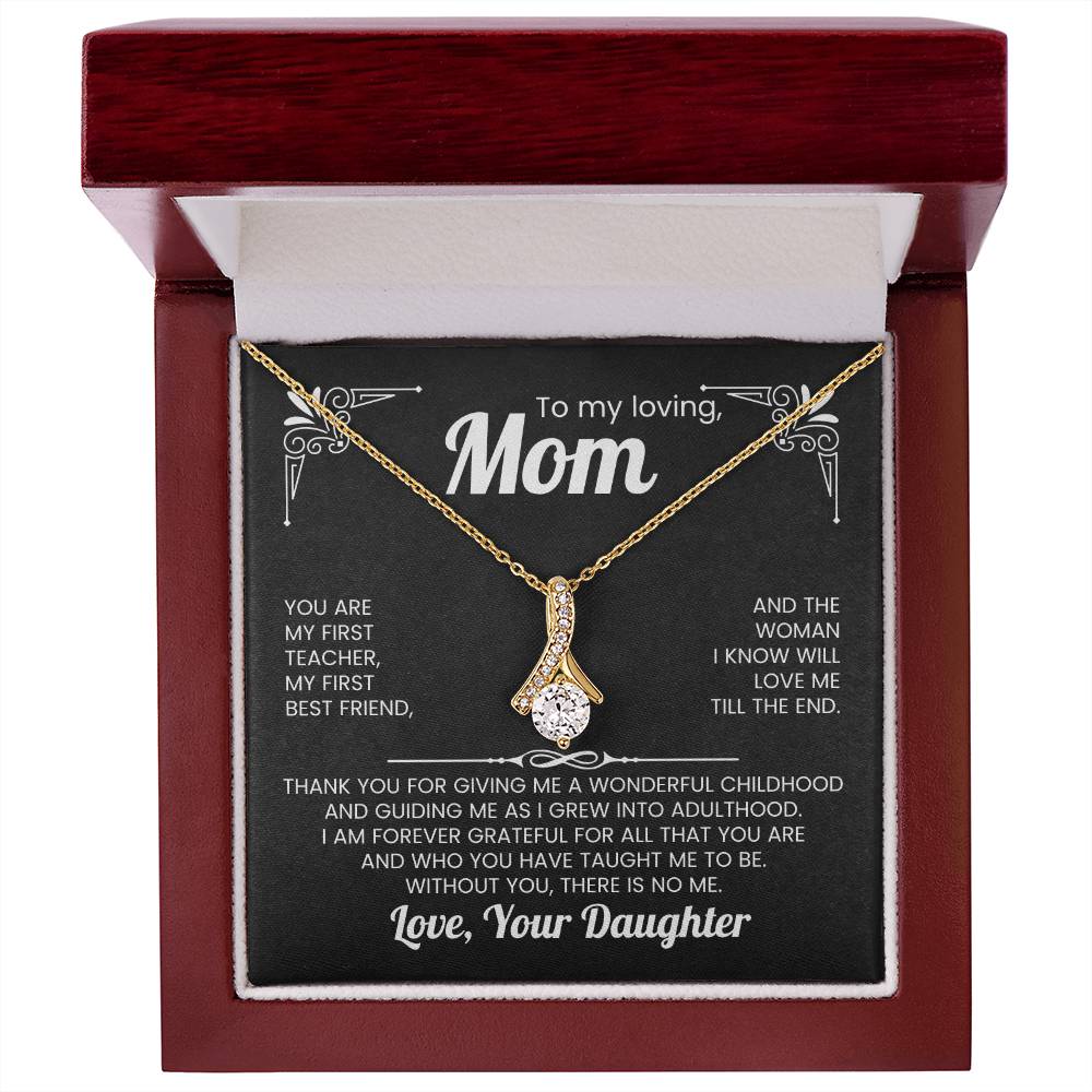 Mother's Day Gift - To My Loving Mom - Alluring Beauty Necklace